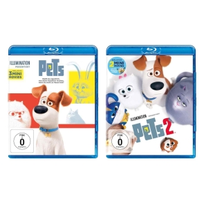 Pets 1/2 Filme zur Auswahl, Blu-ray