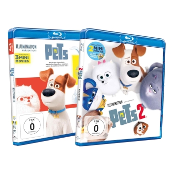 Pets 1+2 Filme Bundle, Blu-Ray