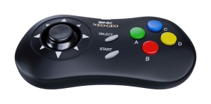 NEO GEO AES+ Gamepad (Schwarz)