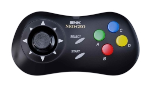 NEO GEO AES+ Gamepad (Schwarz)