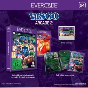Blaze Evercade Arcade Catridge #023 + #024 Visco 1+2