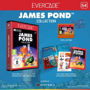Blaze Evercade Cartridge #054 James Pond Collection