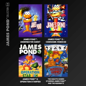 Blaze Evercade Cartridge #054 James Pond Collection