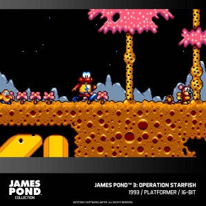 Blaze Evercade Cartridge #054 James Pond Collection