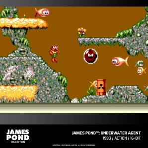 Blaze Evercade Cartridge #054 James Pond Collection