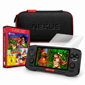 Blaze Evercade Nexus, Banjo Kazooie, Hardcase und...
