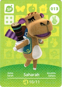 amiibo Animal Crossing Serie 1 Einzelkarte Nr. 013...