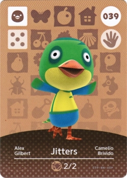 amiibo Animal Crossing Serie 1 Einzelkarte Nr. 039 (Alex/Jitters)