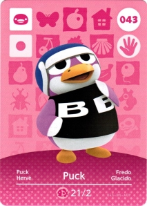 amiibo Animal Crossing Serie 1 Einzelkarte Nr. 043 (Puck)