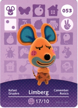 amiibo Animal Crossing Serie 1 Einzelkarte 053 (Rafael/Limberg)