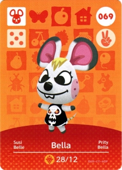 amiibo Animal Crossing Serie 1 Einzelkarte 069 (Susi/Bella)