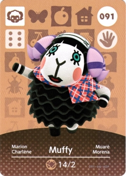 amiibo Animal Crossing Serie 1 Einzelkarte 091 (Marion/Muffy)