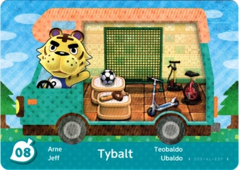 amiibo Animal Crossing New Leaf Einzelkarte 08 (Tybalt/Jess)