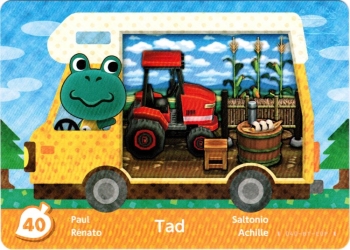 amiibo Animal Crossing New Leaf Einzelkarte 40 (Tad/Renato)
